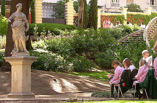 Campamentos de verano 2011 en el jardín del Museo Lázaro Galdiano
