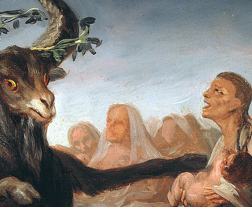 detalle-el-aquelarre-goya-museo-lazaro-galdiano Detalle de "El Aquelarre" de Goya que se conserva en el Museo Lázaro Galdiano
