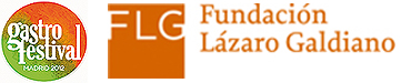 Logo de la Fundación Lázaro Galdiano y del Gastrofestival Madrid 2012