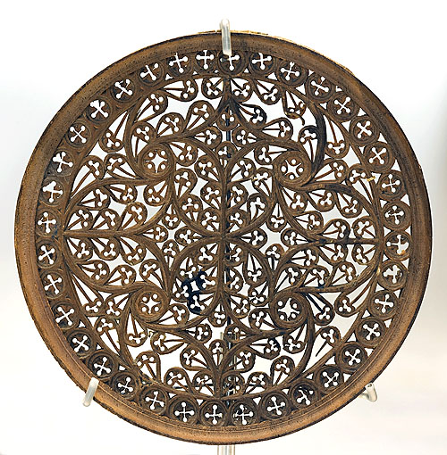 Lazo de 36 de instrumento de tecla. España, siglo XVI. Madera de boj (nº inv. 350). Museo Lázaro Galdiano. Proyecto "Musas, Música, Museos". 