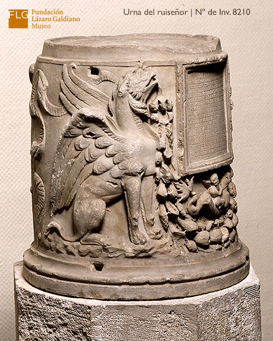 Urna funeraria del ruiseñor. Museo Lázaro Galdiano