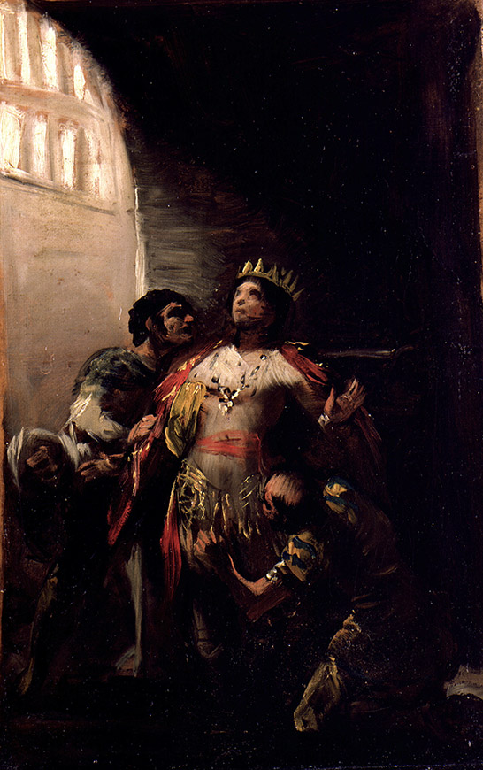 Francisco de Goya: "San Hermenegildo en prisión". Museo Lázaro Galdiano