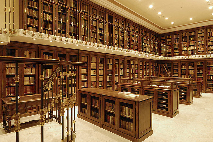 La colección de Rodríguez Moñino en la Real Academia Española. Foto Rubén García Blázquez.