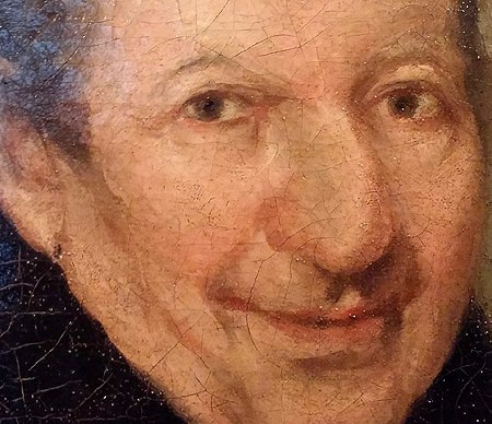 GOYA: Retrato del padre José de la Canal (detalle). Museo Lázaro Galdiano