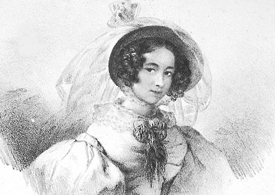 Autorretrato, Burdeos, ca. 1830. Litografía. Biblioteca Nacional