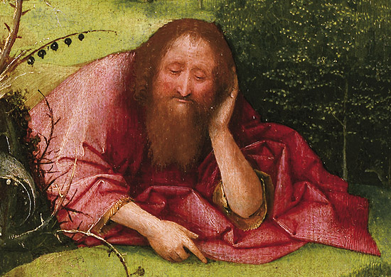 Detalle de la obra de "El Bosco" conservada en el Museo Lázaro Galdiano de Madrid