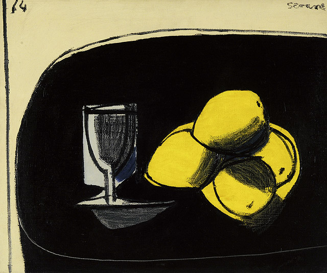 "Naturaleza muerta con limones", 1964. Museo Nacional de Bellas Artes, Buenos Aires, donación Simón Scheimberg, 1975