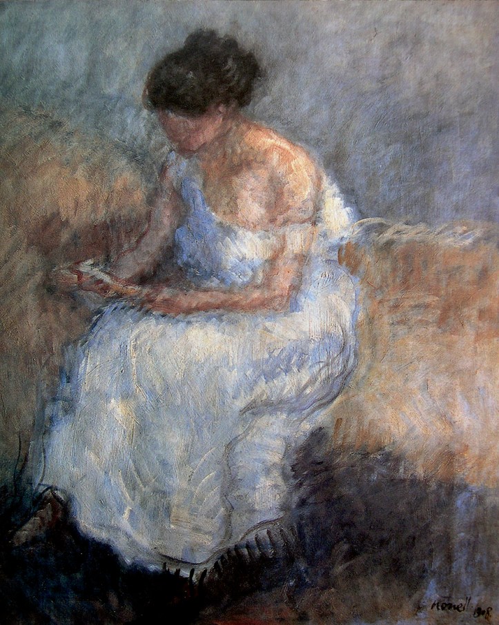Isidre Nonell: Mujer leyendo, 1908. Colección particular.