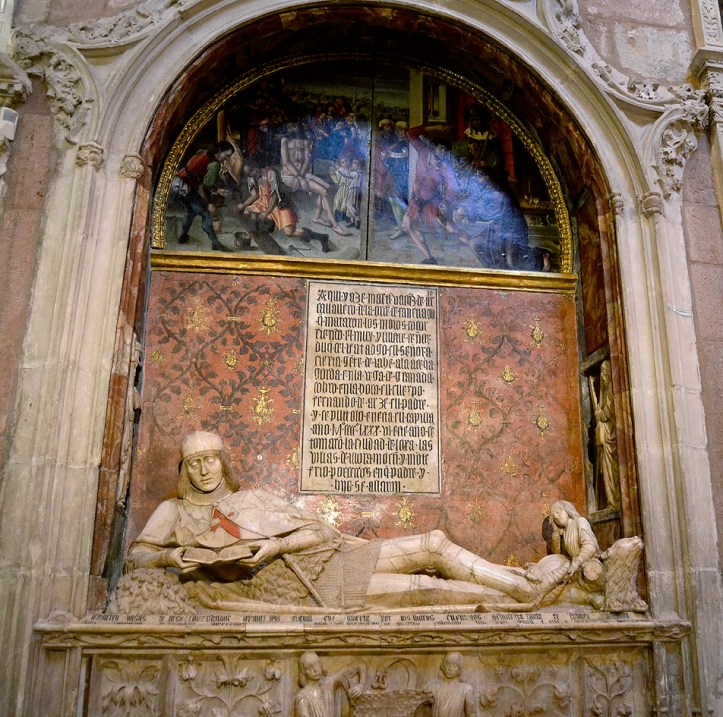Sepulcro de Martín Vázquez de Arce, ca. 1486-1500. Capilla de san Juan y santa Catalina. Catedral de Sigüenza.