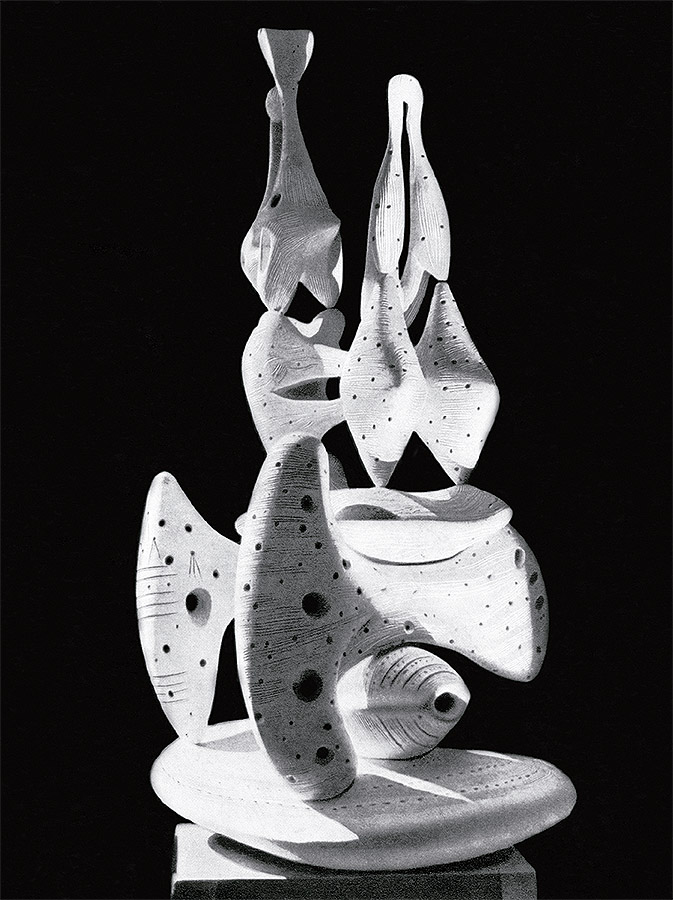 "Monumento a los pájaros", ca. 1931-1932. Paradero desconocido. (P. Martin, Alberto, Corvina, Budapest, 1964). © Alberto Sánchez. VEGAP, Madrid, 2018.