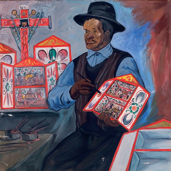 Enrique Camino Brent: "Retrato de Joaquín López Antay", 1959. Museo de Arte de Lima. Comité de Formación de Colecciones 2017 y Comité de Adquisiciones de Arte Contemporáneo 2017. (Foto: Daniel Giannoni).