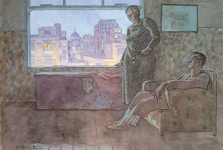 Antonio Buero Vallejo: "Maternidad burguesa", 1941. Colección privada.