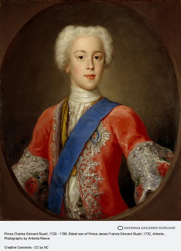 "Prince Charles Edward Stuart" (1732), Antonio David. National Galleries Scotland. Photography by Antonia Reeve