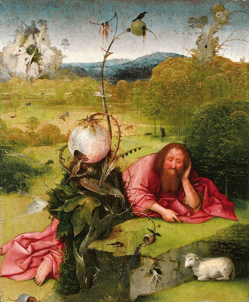 EL BOSCO: "Meditaciones de San Juan Bautista". Museo Lázaro Galdiano