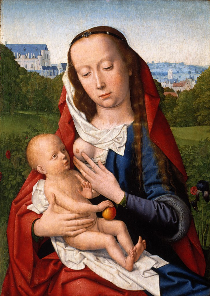 GERARD DAVID: "Virgen con el niño". Museo Lázaro Galdiano