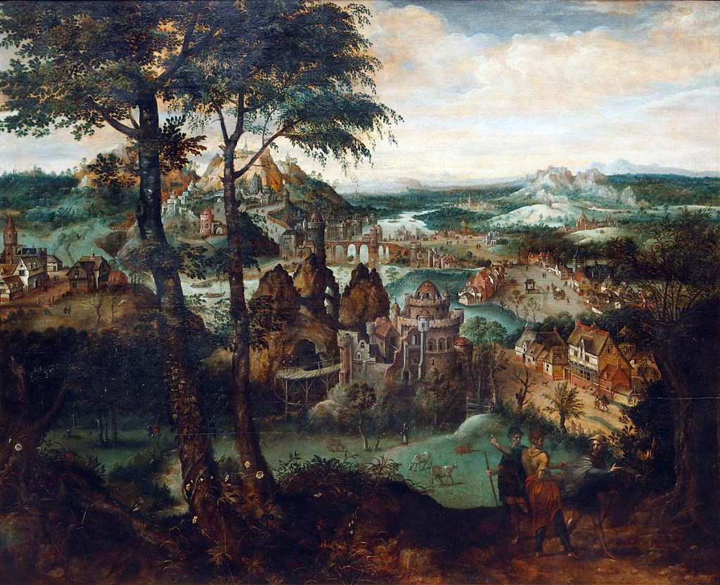 LUCAS GASSEL: "Encuentro de los peregrinos de Emaús". Museo Lázaro Galdiano