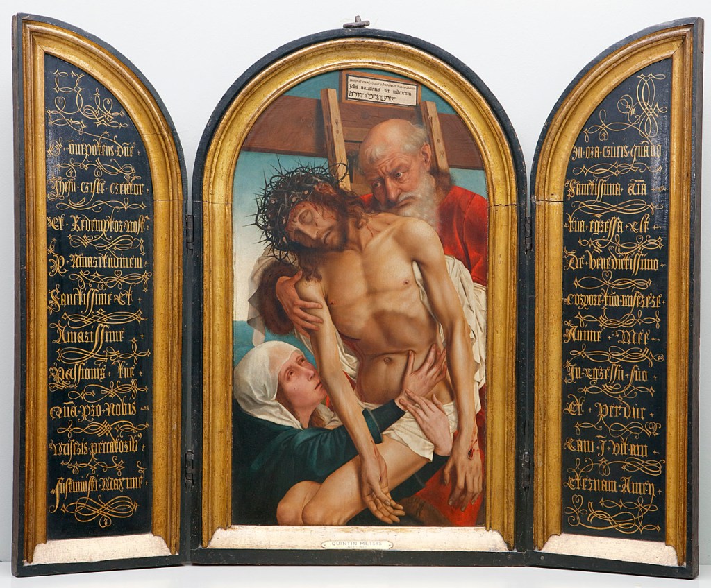 QUENTIN METSYS: "Descendimiento". Museo Lázaro Galdiano