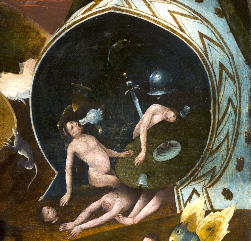 Detalle de "La visión de Tondal". Representación de la ira y la gula