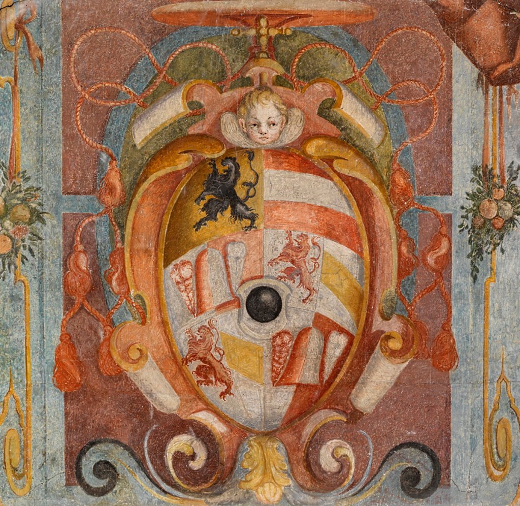 El escudo de armas de Raitenau desde 1592