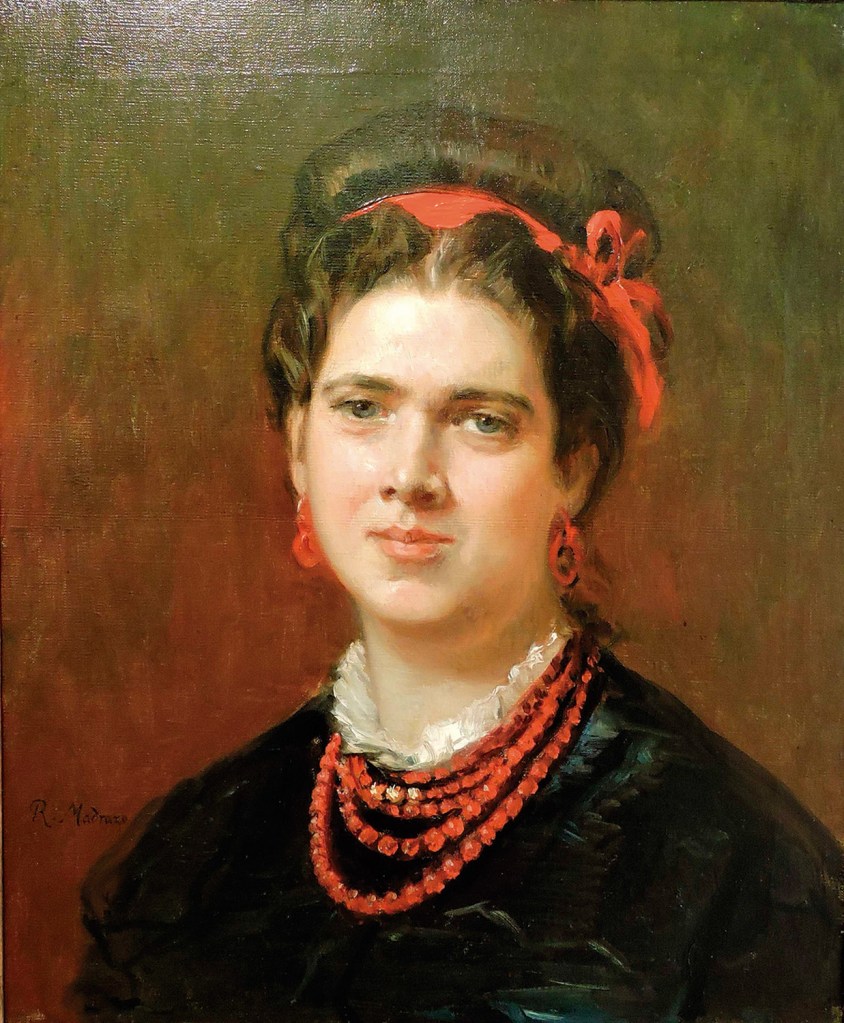 Raimundo de Madrazo: Retrato de María Allende, ca. 1867-68. Fundación Rodríguez-Acosta, Granada.