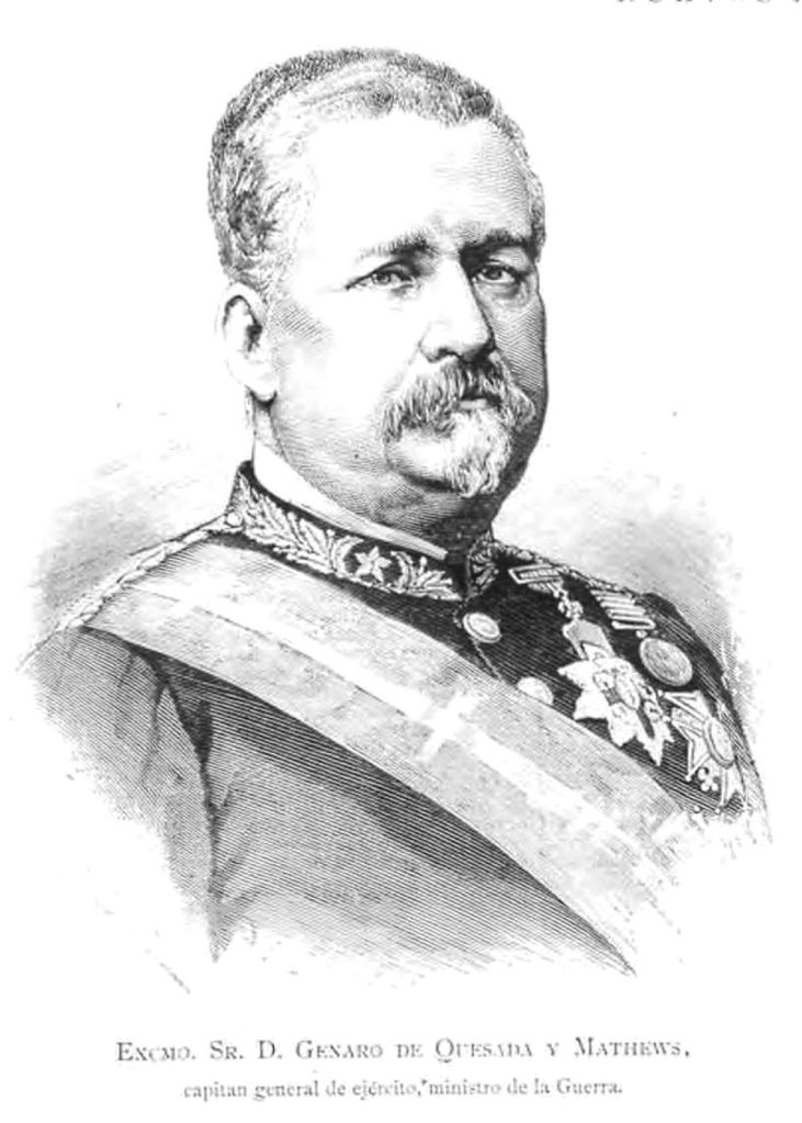 Fig. 1. Genaro de Quesada y Mathews. "La Ilustración Española y Americana", XXXVIII, nº 4, Madrid, 30 de enero de 1884, p. 60.