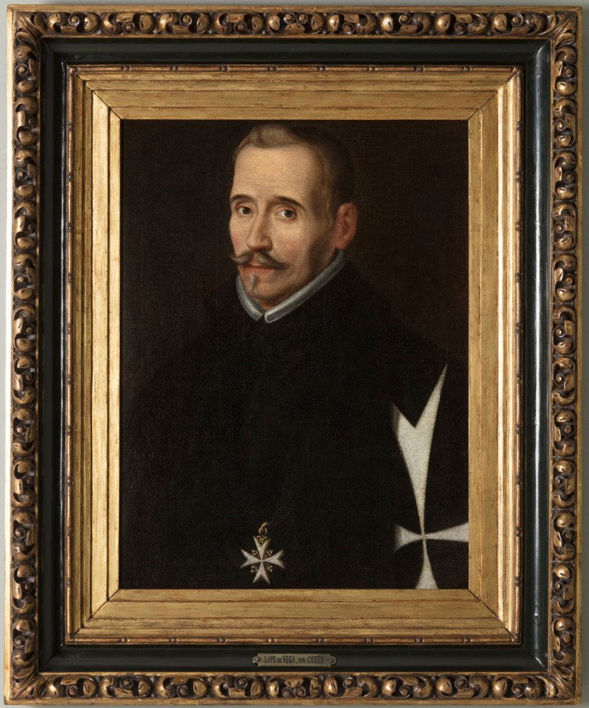 EUGENIO CAJÉS: Retrato de Lope de Vega (ca. 1627). Museo Lázaro Galdiano
