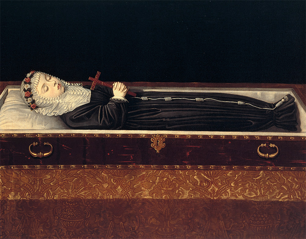 Bartolomé González: "La infanta Margarita Francisca", 1617. Monasterio de las Descalzas Reales, Madrid.