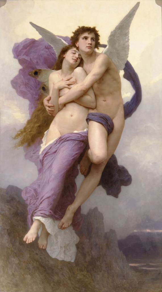 William-Adolphe Bouguereau. El rapto de Psique. 1895. Colección particular