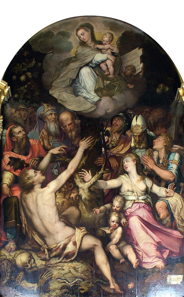 Alegoría de la Inmaculada Concepción. Luis de Vargas, 1561. Catedral de Sevilla