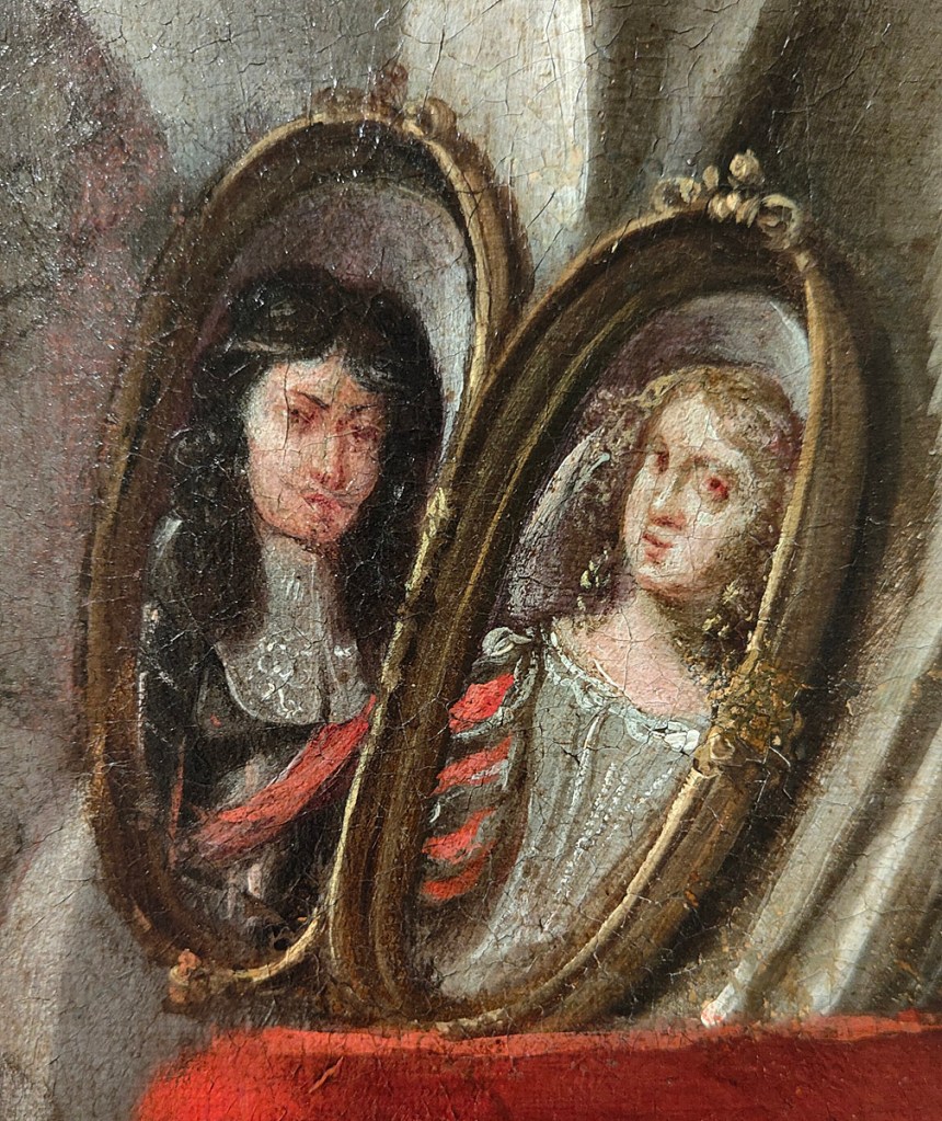 Carlos II niño y sus antepasados (detalle). 1670-75. Discípulo de Herrera Barnuevo. Óleo sobre lienzo. Inv. 8473. Museo Lázaro Galdiano