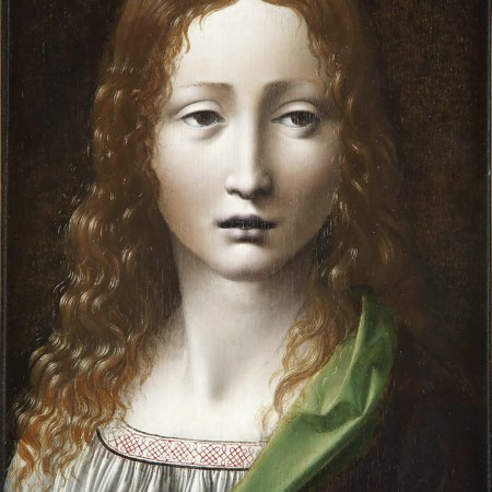 Giovanni Antonio Boltraffio (atrib.): "El Salvador adolescente", c.1490-1495. Museo Lázaro Galdiano