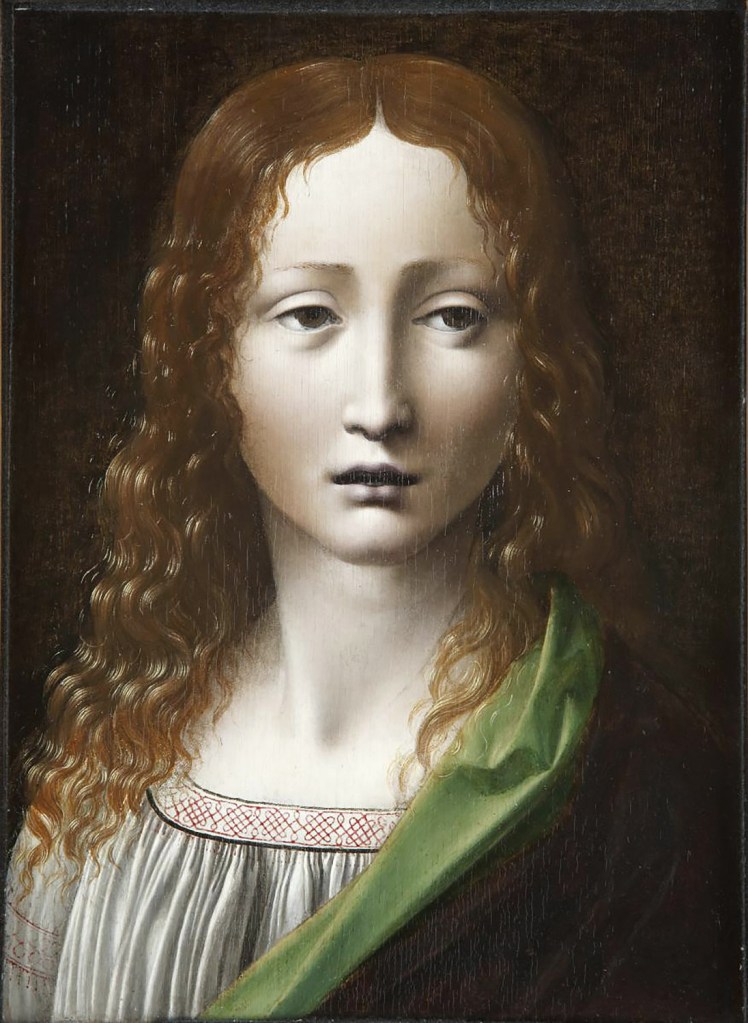 Giovanni Antonio Boltraffio (atrib.): El Salvador adolescente, c.1490-1495. Museo Lázaro Galdiano, Madrid