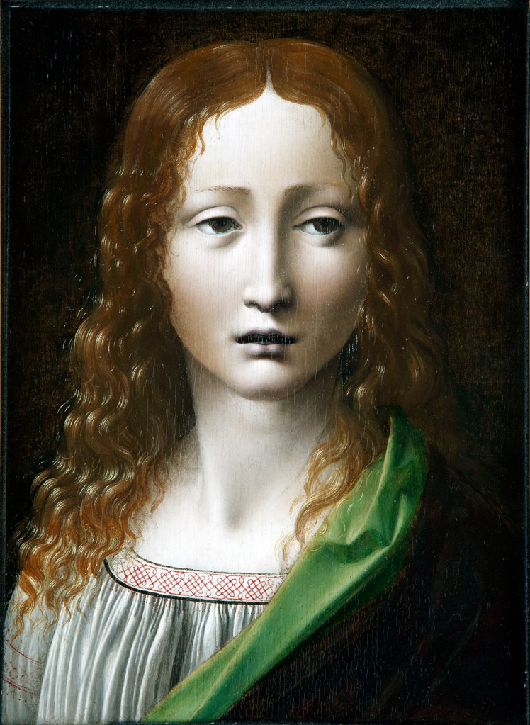 Giovanni Antonio Boltraffio (atrib.): El Salvador adolescente, c.1490-1495. Museo Lázaro Galdiano, Madrid