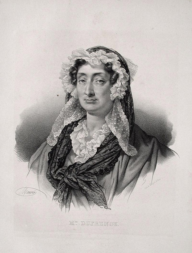 Nicolas Eustache Maurin (litógrafo, 1799-1850) a partir de un original de Francois Seraphin Delpech (1778 - 1825). Rosselin, Paris, 1842. Retrato de Mme Dufrénoy. Litografía sobre papel verjurado, 480 x 320 mm (mercado del arte) Nicolas Eustache Maurin (litógrafo, 1799-1850) a partir de un original de Francois Seraphin Delpech (1778 - 1825). Rosselin, Paris, 1842. Retrato de Mme Dufrénoy. Litografía sobre papel verjurado, 480 x 320 mm (mercado del arte)