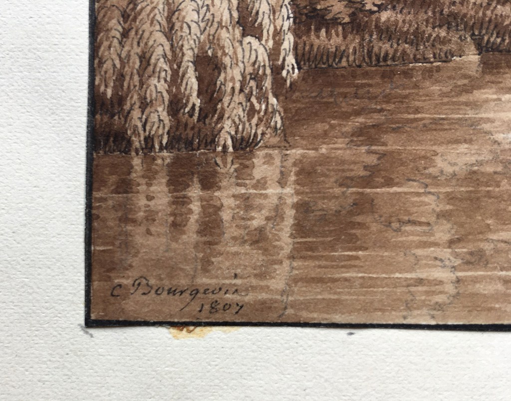 Fig. 2. Detalle de la firma y fecha (Inv. 10.000)