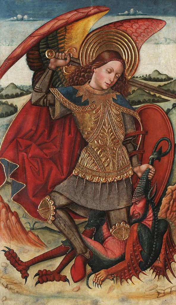 San Miguel Arcángel. Juan de la Abadía el Viejo, hacia 1486. Museo Lázaro Galdiano. Inv. 02546